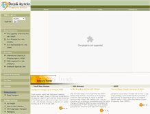 Tablet Screenshot of deepakagencies.com